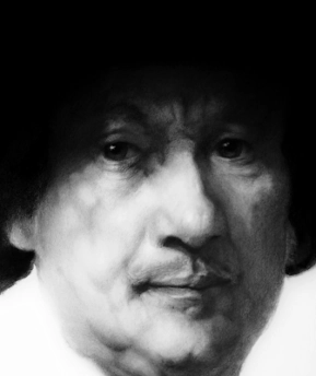 portrait dessiné de Rembrandt