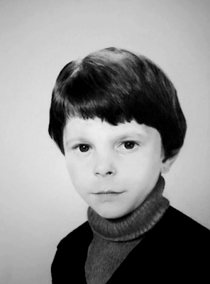 portrait dessiné d'une enfant